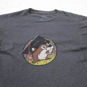 Buc-ees Shirt Adult Small Gray Graduation Class Of 2019 Short Sleeve Beaver